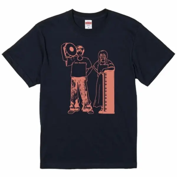 ピウムジカTシャツ L ネイビー